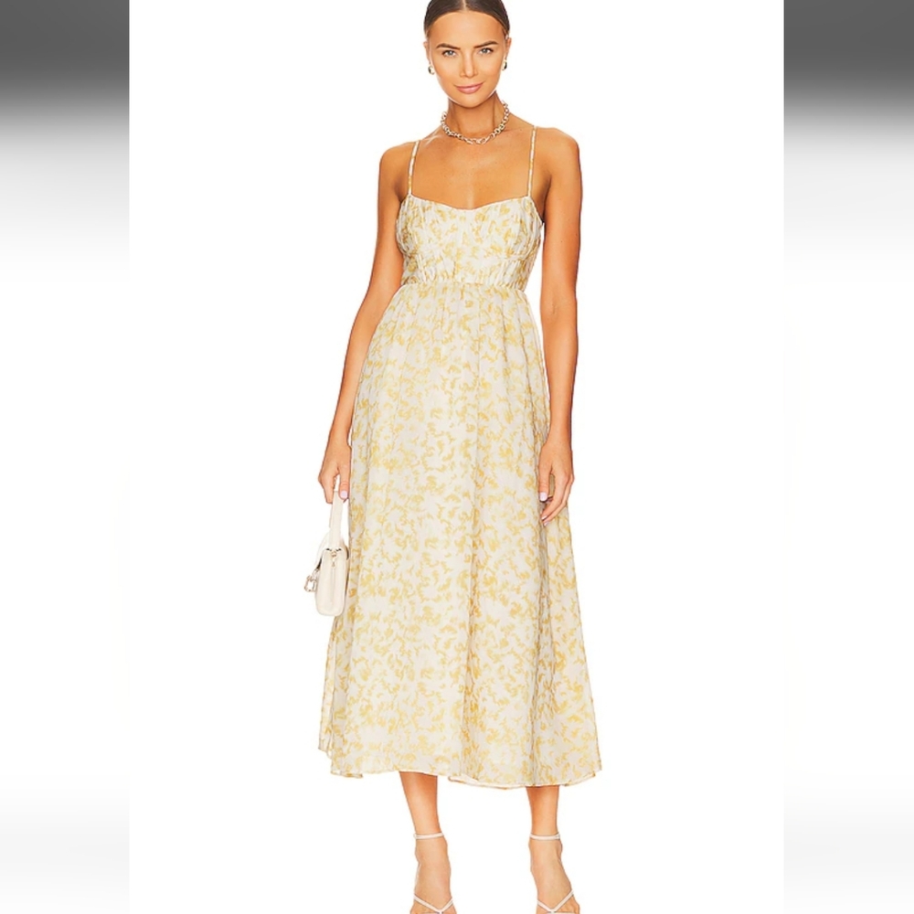 NWT Bardot Milika Midi Dress in Abstract, Size M - Picture 1 of 16
